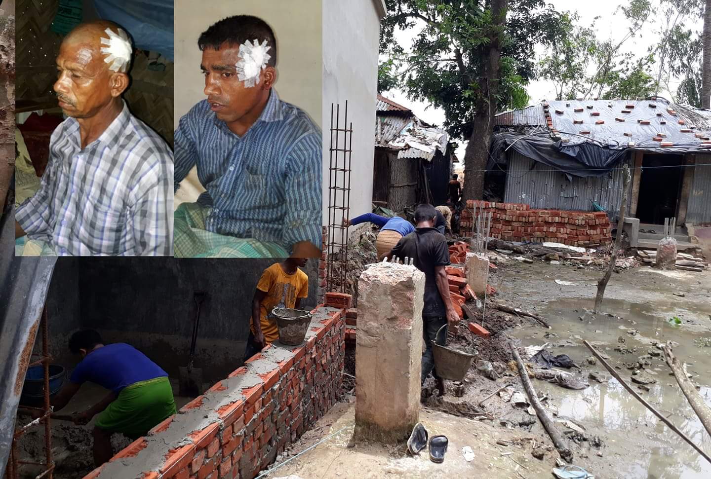খুটাখালীতে সীমানা বিরোধের জের, পিতা পুত্র রক্তাক্ত জখম