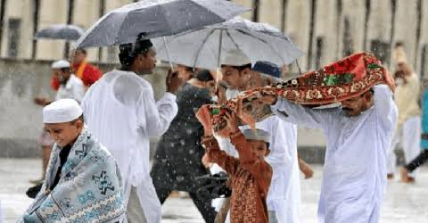 ঈদের দিন যেসব স্থানে বৃষ্টি হতে পারে 