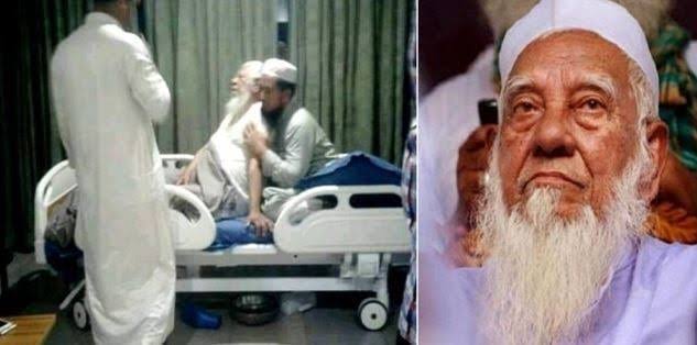 আল্লামা আহমদ শফী (দাঃবা) এখন সুস্থ, ফিরলেন মাদ্রাসায়।