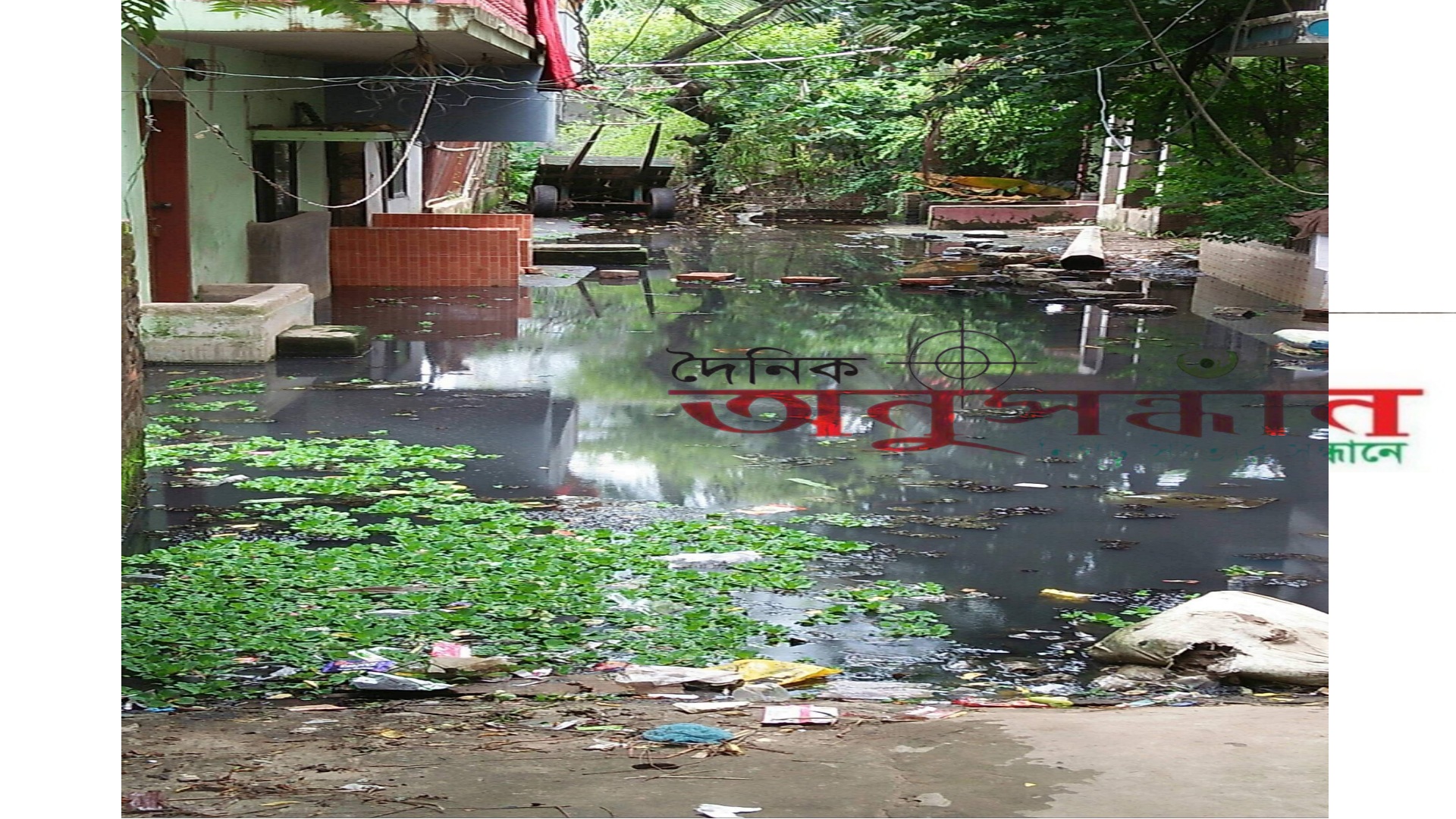 জলাবদ্ধতার কারণে চট্টগ্রামের চকবাজার এলাকার মানুষের দূর্ভোগের শেষ নেই! 