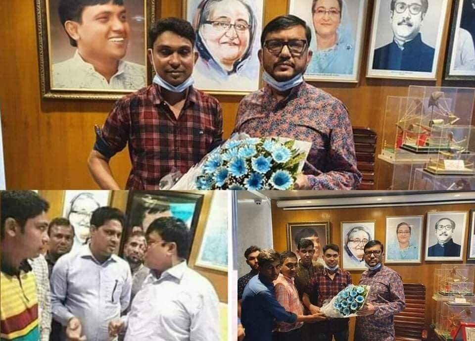বাংলাদেশ ছাত্রলীগ ঢাকা মহানগর উত্তরের নবনির্বাচিত সহ-সম্পাদক খান শিহাব রহমানকে মাতৃজগত পরিবারের শুভেচ্ছা