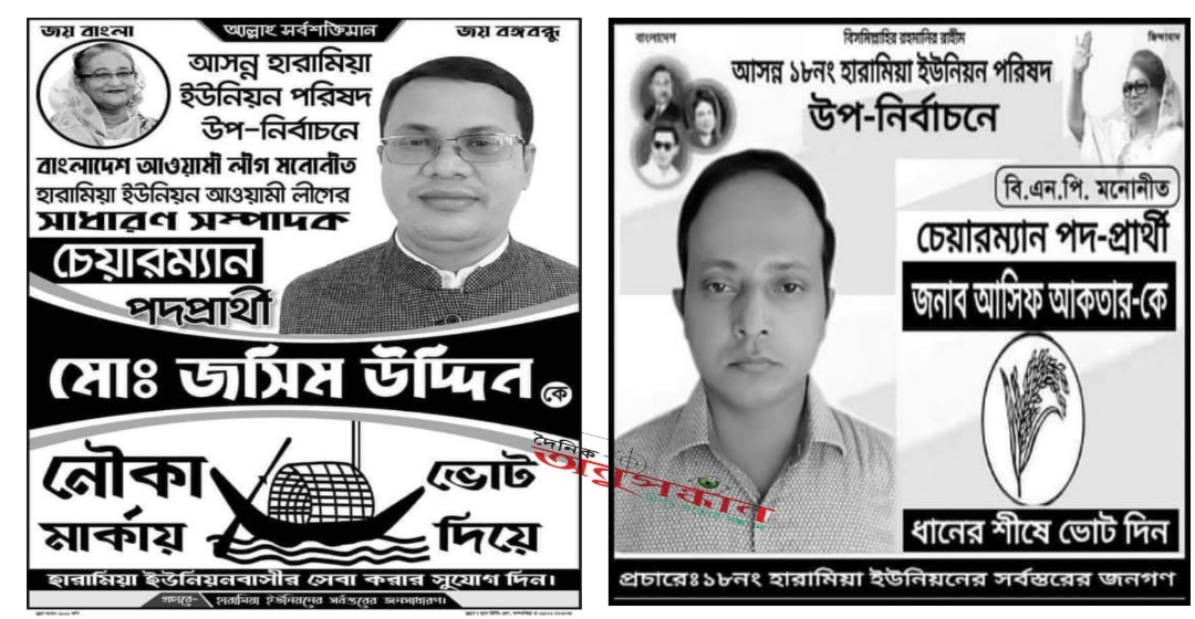 আগামীকাল সন্দ্বীপের হারামিয়া ও মগধরায় ইউপি উপ-নির্বাচন