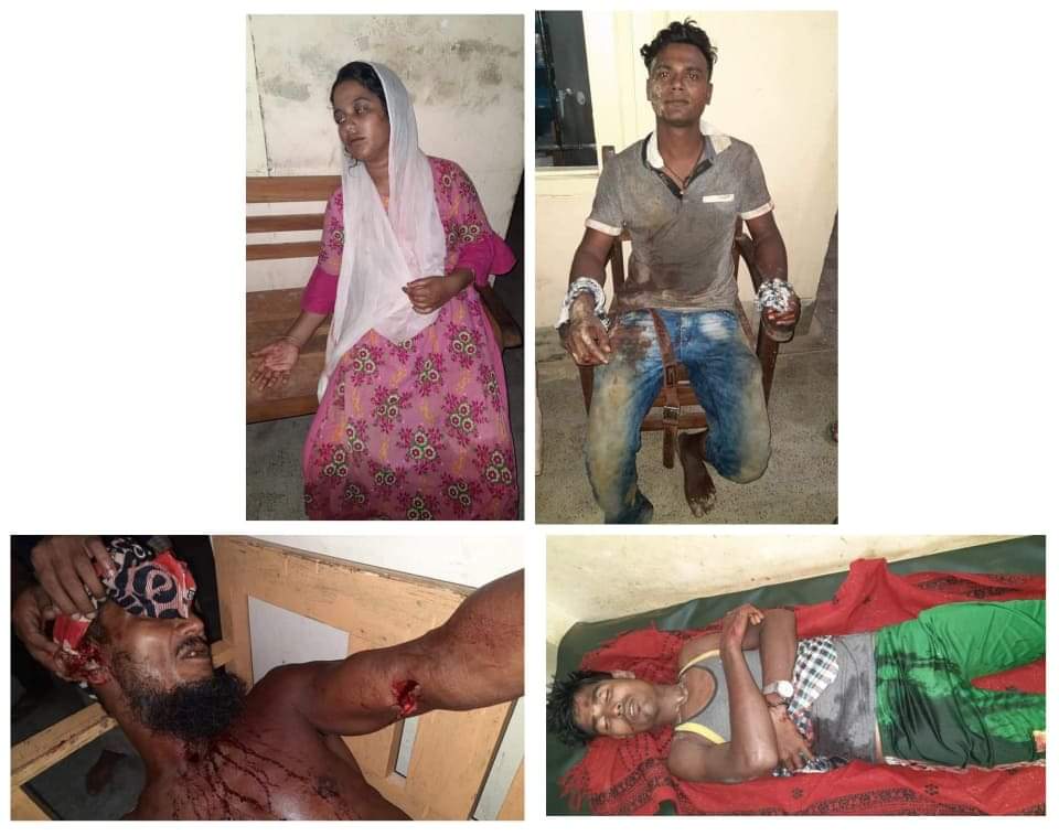 লামায় জামাই-শ্বশুর দু'পক্ষের কোপাকুপিতে আহত ৪