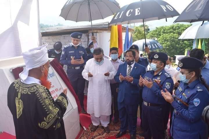 থানচি থানার নবনির্মিত ভবনের উদ্বোধন করলেন স্বরাষ্ট্রমন্ত্রী