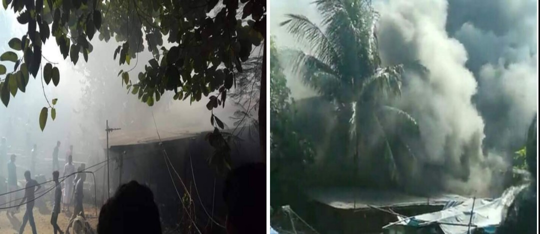 চট্টগ্রামের -ভাটিয়ারীতে  শিপ ইয়ার্ডের মালামাল এর গোডাউনে ভয়াবহ আঅগ্নিকাণ্ড