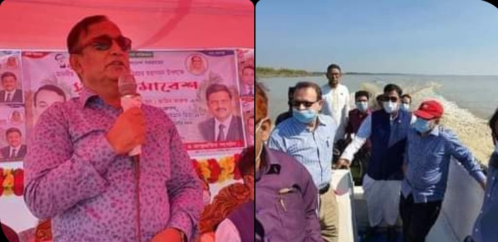 নোয়াখালীর সাথে সন্দ্বীপের সংযোগ বাঁধ নির্মাণের আশ্বাস, সন্দ্বীপের উড়িরচরে ভাঙ্গন কবলিত এলাকা পরিদর্শন শেষে পানিসম্পদ প্রতিমন্ত্রী কর্ণেল(অবঃ) জাহিদ ফারুক