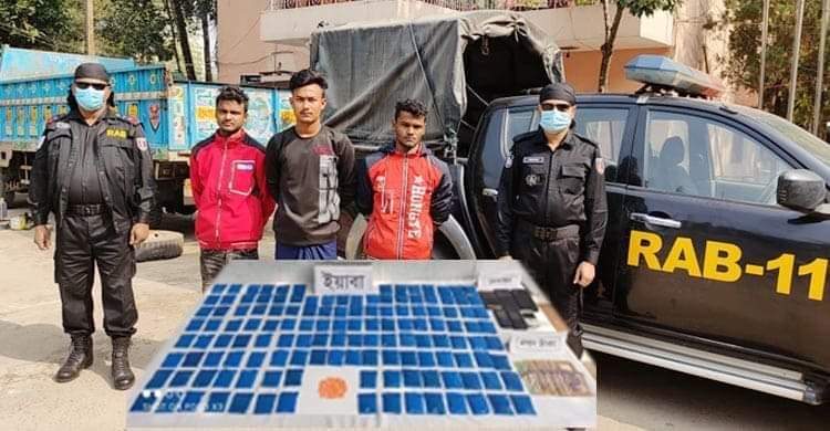 কুমিল্লায় ২৭ হাজার পিয়া ইয়াবাসহ তিন মাদক ব্যবসায়ী আটক