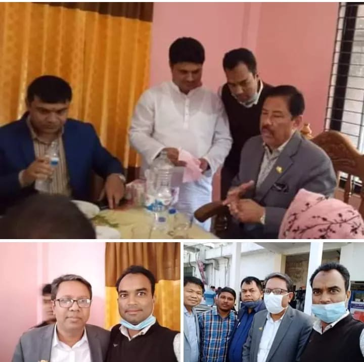 নাইক্ষ্যংছড়ি উপজেলা যুবলীগ সভাপতি সৈয়দুল বশর ও লামা উপজেলা চেয়ারম্যান জনাব মোস্তফা জামালের সৌজন্য সাক্ষাৎ