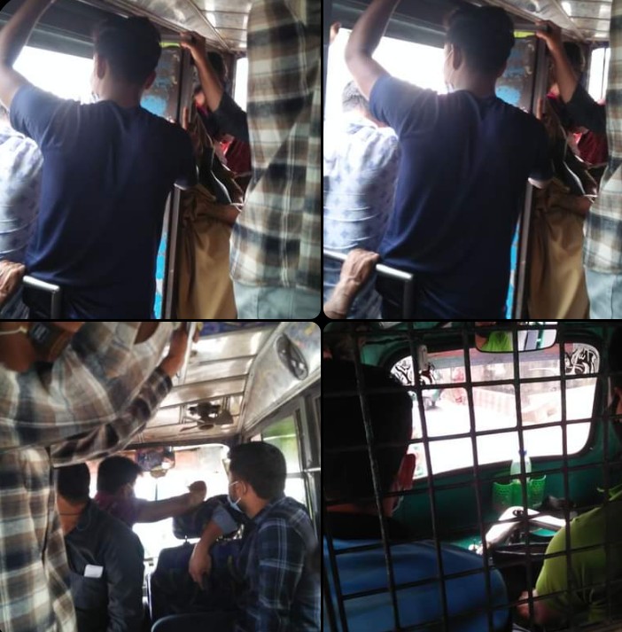 চট্টগ্রামে ডাবল ভাড়ায় চলছে গণপরিবহন প্রশাসনের নেই নজরদারি