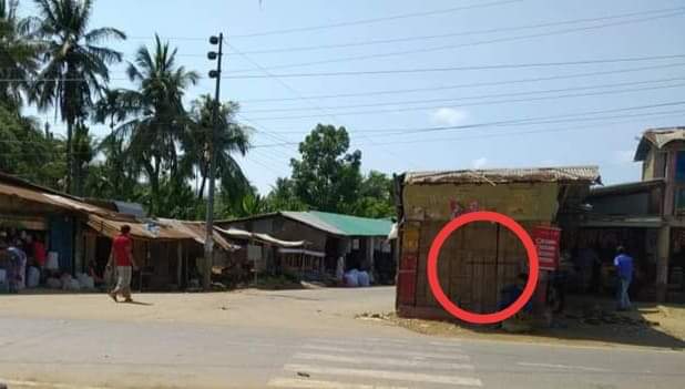 ইয়াংছা বাজার থেকে শান্তি বাজার সড়কের ইয়াংছা বাজার টার্নিং পয়েন্টটি ঝুঁকিপুর্ণ