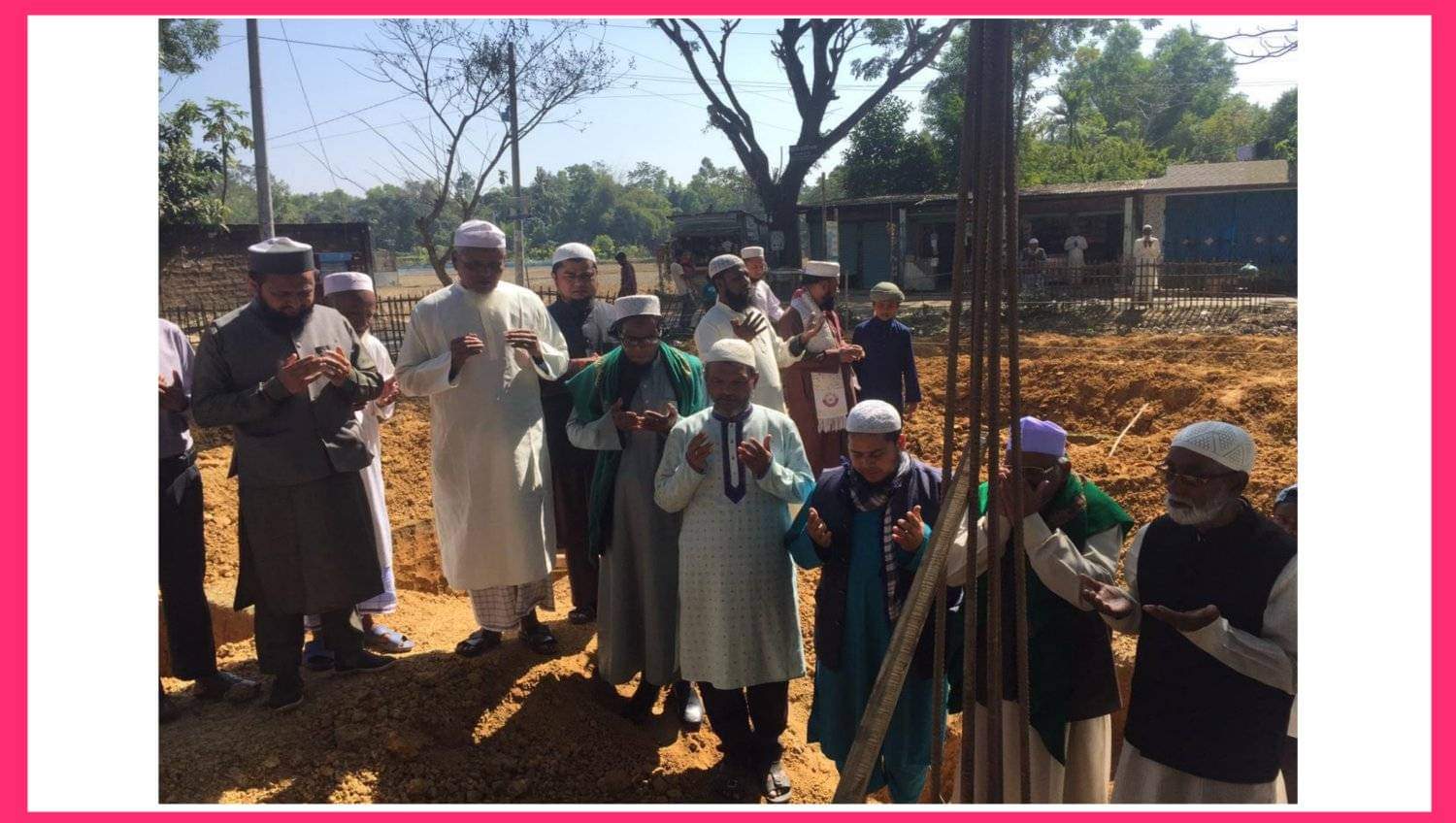 বড়লেখায় ইন্টারন্যাশনাল তাহফিজুল কুরআন বিভাগ এর তিনতলা ভিত্তি স্থাপন