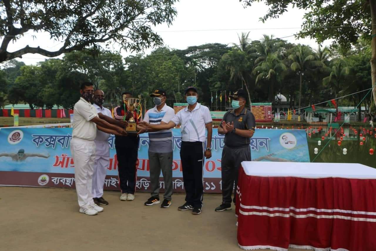 নাইক্ষ্যংছড়িতে আন্তঃ ব্যাটেলিয়ন সাঁতার প্রতিযোগিতায় ১১ বিজিবি চ্যাম্পিয়ন