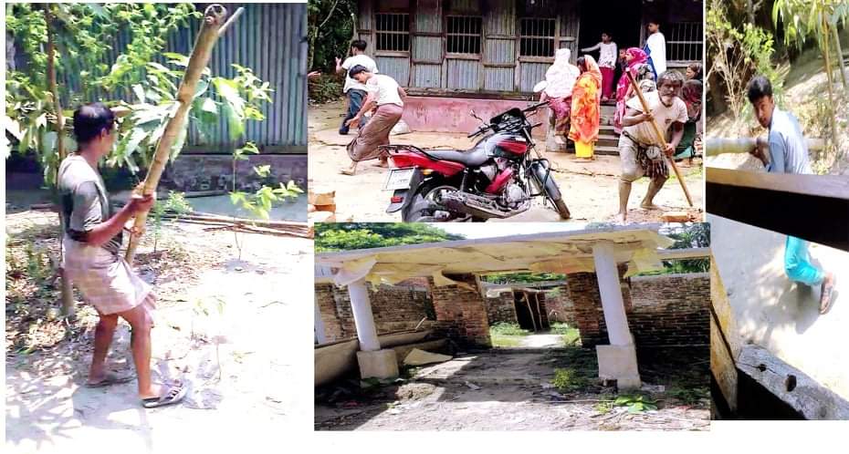 সাংবাদিক,শাহেদ এর বাড়িতে হামলা এবং মালামাল লুট ও চুরির ঘটনা ঘটে 