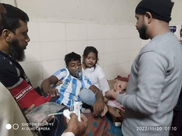 রাজশাহীর তরুণ সাংবাদিক শুভ অসুস্থতা জনিত কারনে রামেক এ ভর্তি