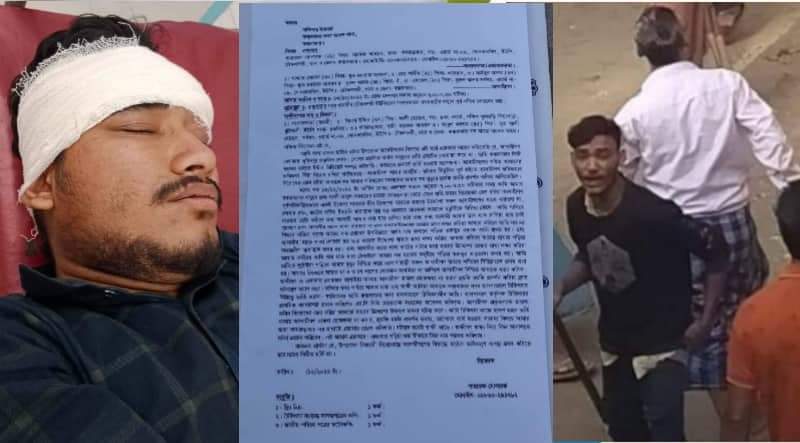 চৌফলদন্ডীতে জমিজমা সংক্রান্ত বিরোধের জের ধরে শিক্ষার্থীর উপর হামলা