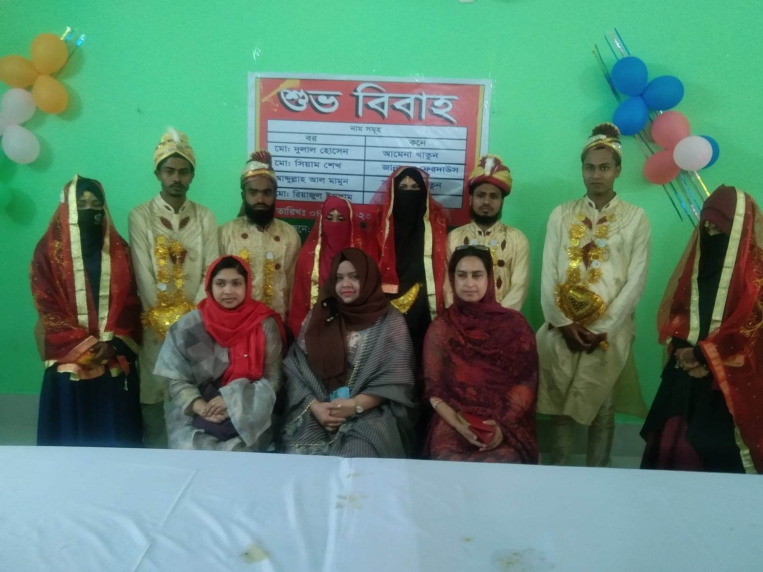 বাগেরহাটে খানজাহান আলী বালিকা এতিম খানার ৪ জনের বিবাহ সম্পন্ন