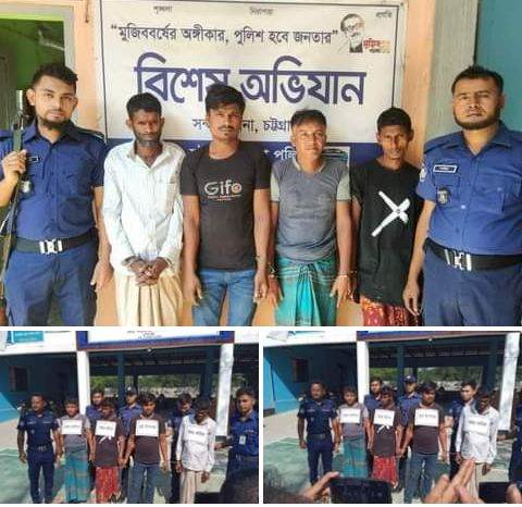 সন্দ্বীপে চাঞ্চল্যকর ডাকাতির মামলায় গ্রেফতার ৪