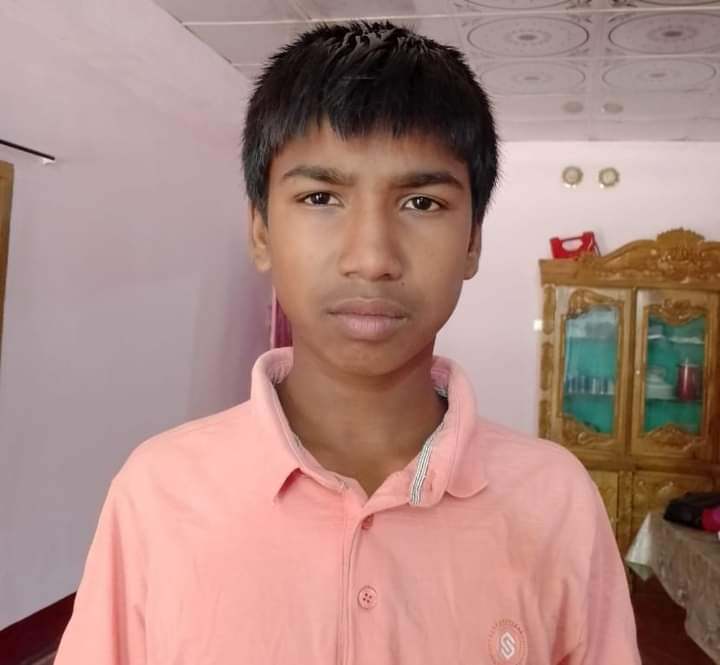 বিকেএসপিতে প্রশিক্ষণ'র জন্য নির্বাচিত ক্ষুদে ক্রিকেটার  শাহনেওয়াজ 