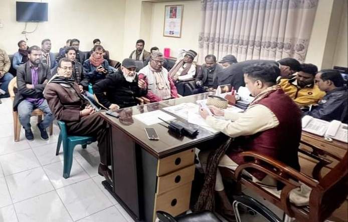 শিবগঞ্জ থানার ওসি সাজ্জাদ হোসেনের সাংবাদিকদের সাথে মতবিনিময় সভা অনুষ্ঠিত 