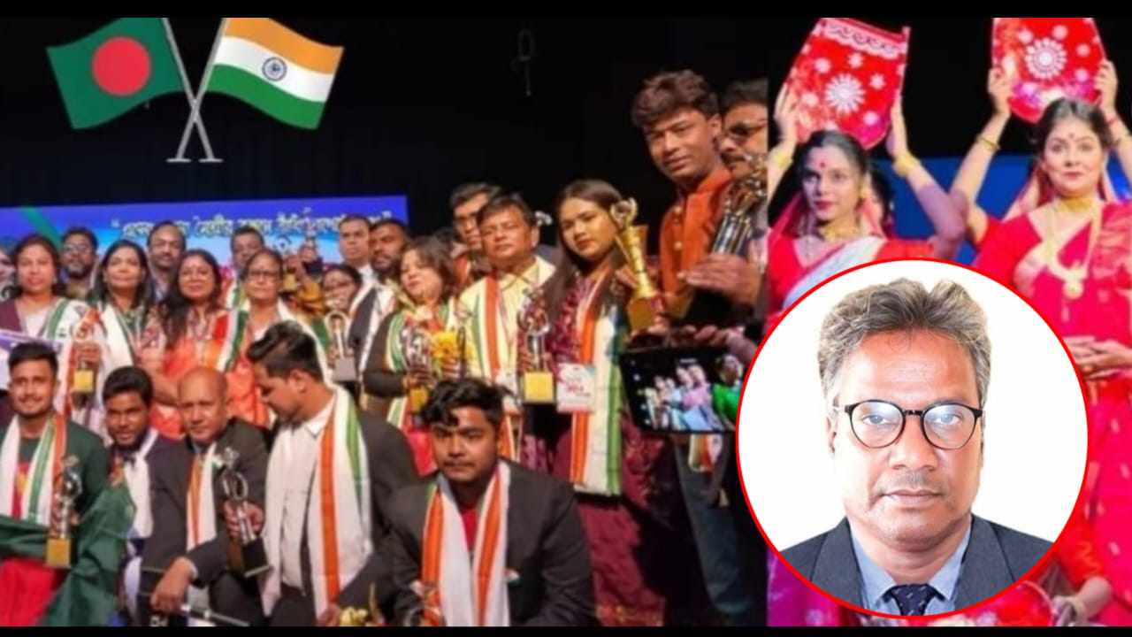 চাঁপাইনবাবগঞ্জের বিশিষ্ট সাংবাদিক অপু'র কলিকাতায় ভারত-বাংলাদেশ মৈত্রী উৎসবে মহাত্মা গান্ধী এওয়ার্ড লাভ 
