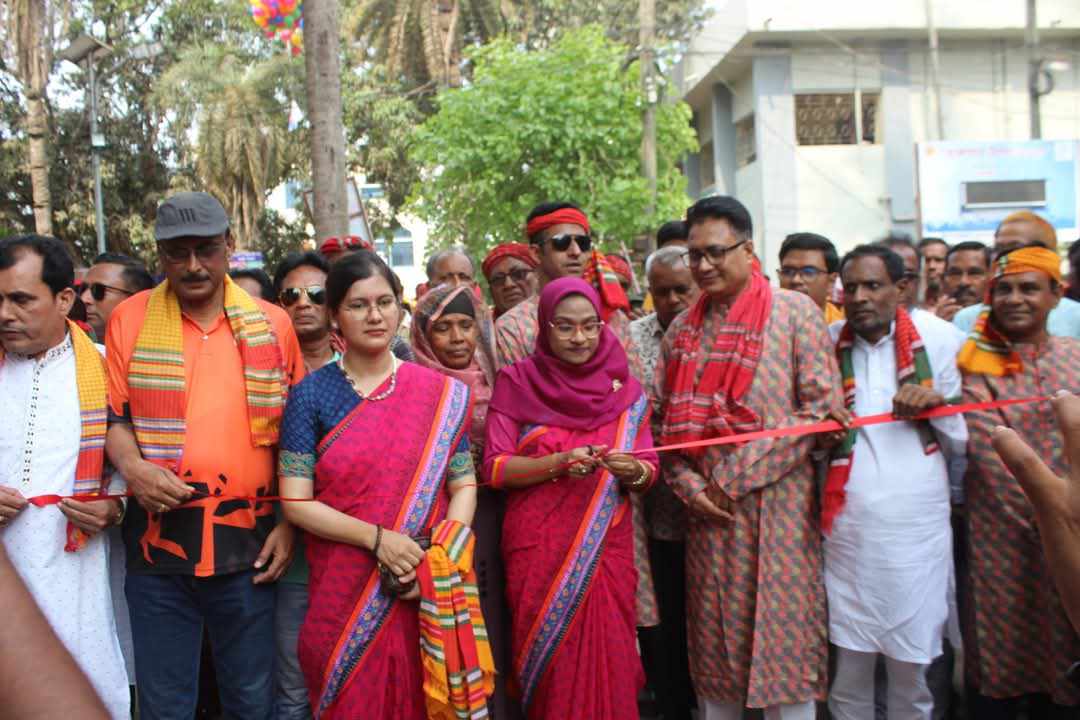 বাঘায় পহেলা বৈশাখ উপলক্ষে  বর্ষবরণ ও শোভাযাত্রা পালন